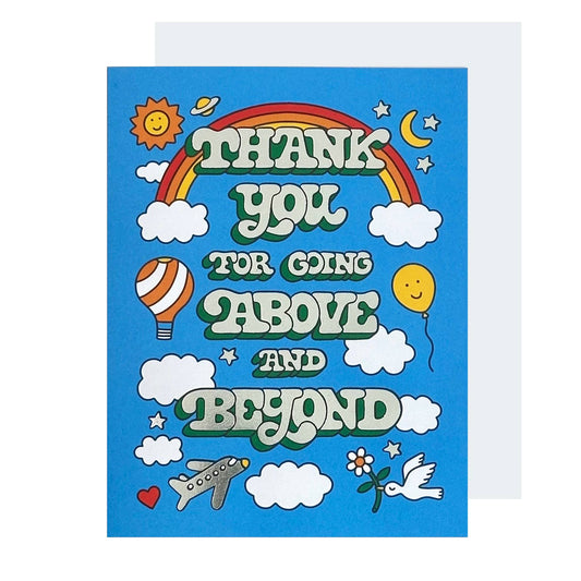 Above & Beyond Thank You card