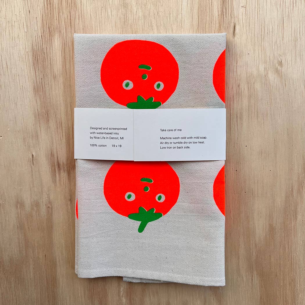 Tomato tea towel
