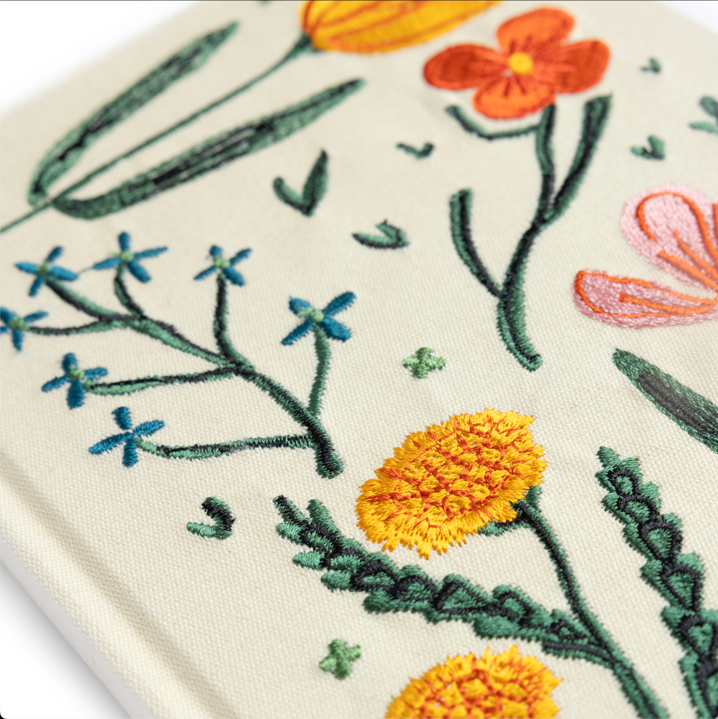 Floral Embroidered Journal