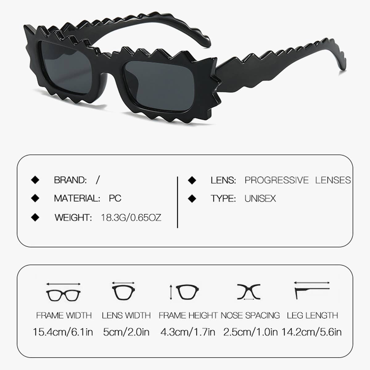 Irregular Lace Sunglasses