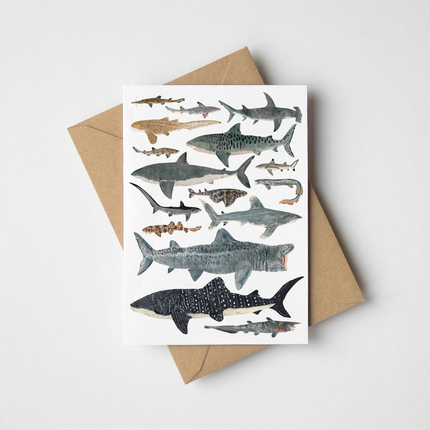 Sharks Greeting Card