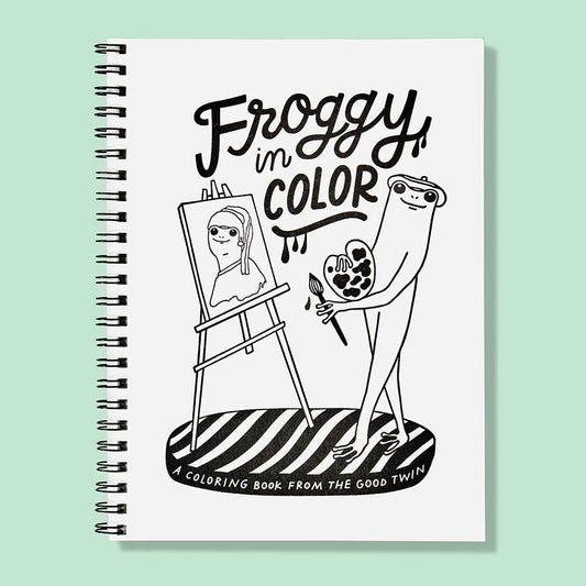 Froggy in Color Coloring Book