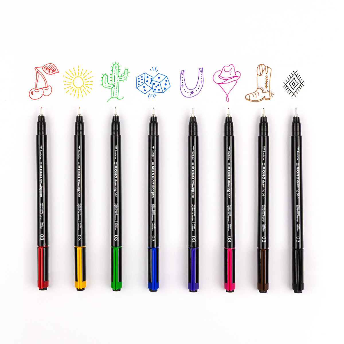 MONO Drawing Pen Colors Set
