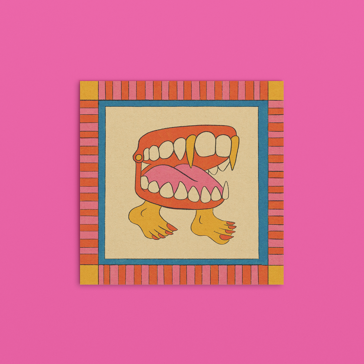 Demon Teeth mini print