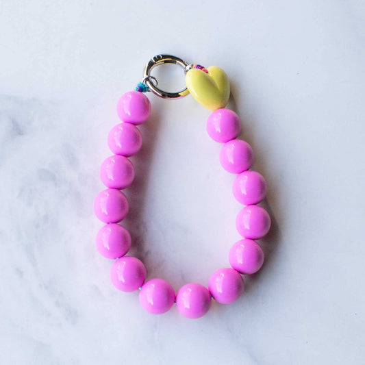 Sweetheart Bead Bag Charm