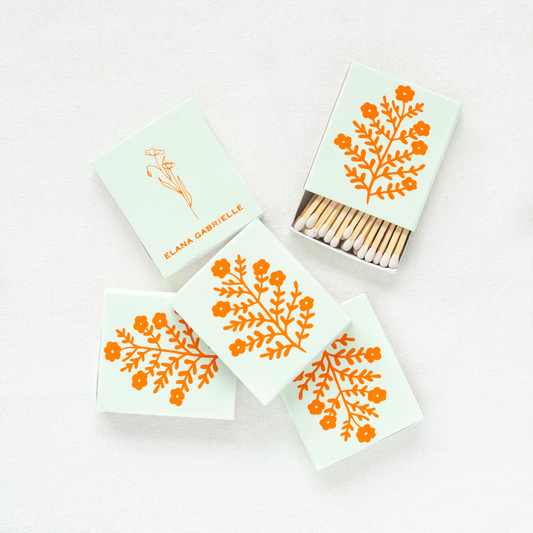 Floral Matchbox