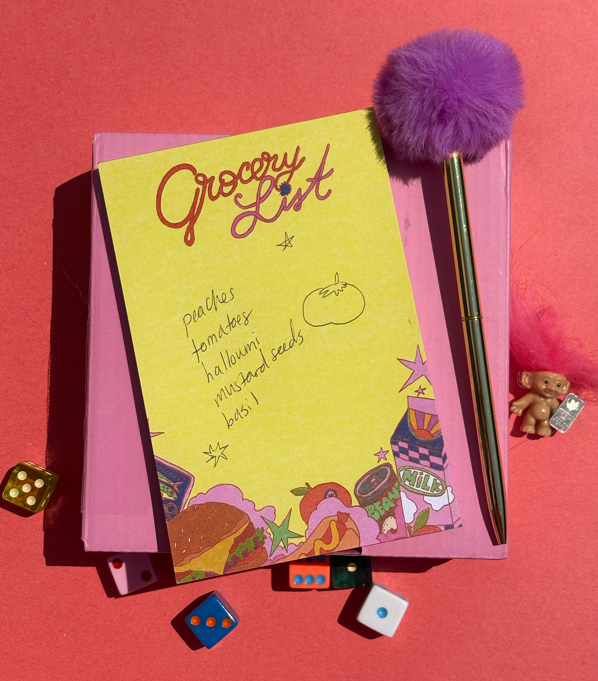 Grocery List Memo Pad