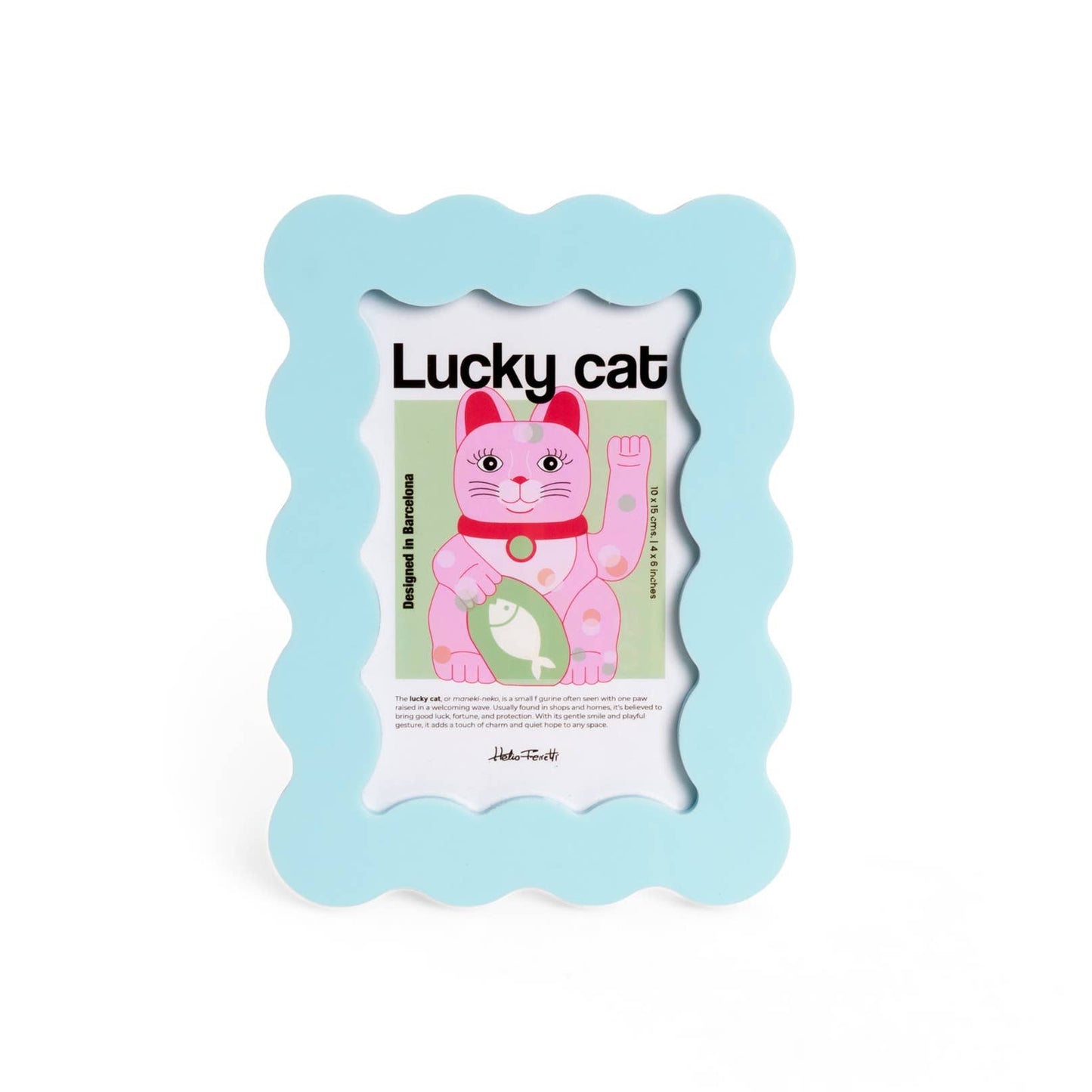 Light Blue Acrylic Photo Frame