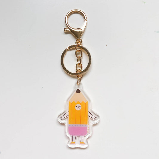Pencil Friend Keychain