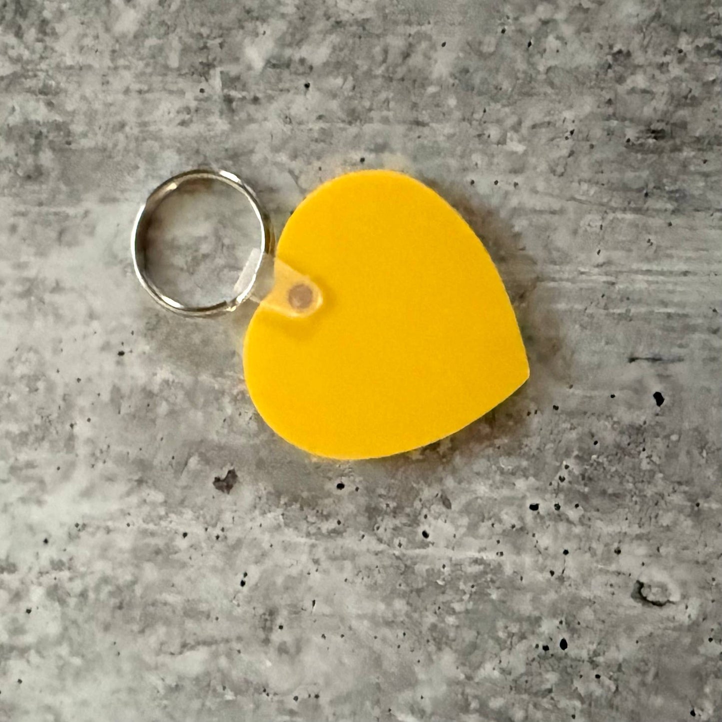 Hot Dogs Heart Keychain
