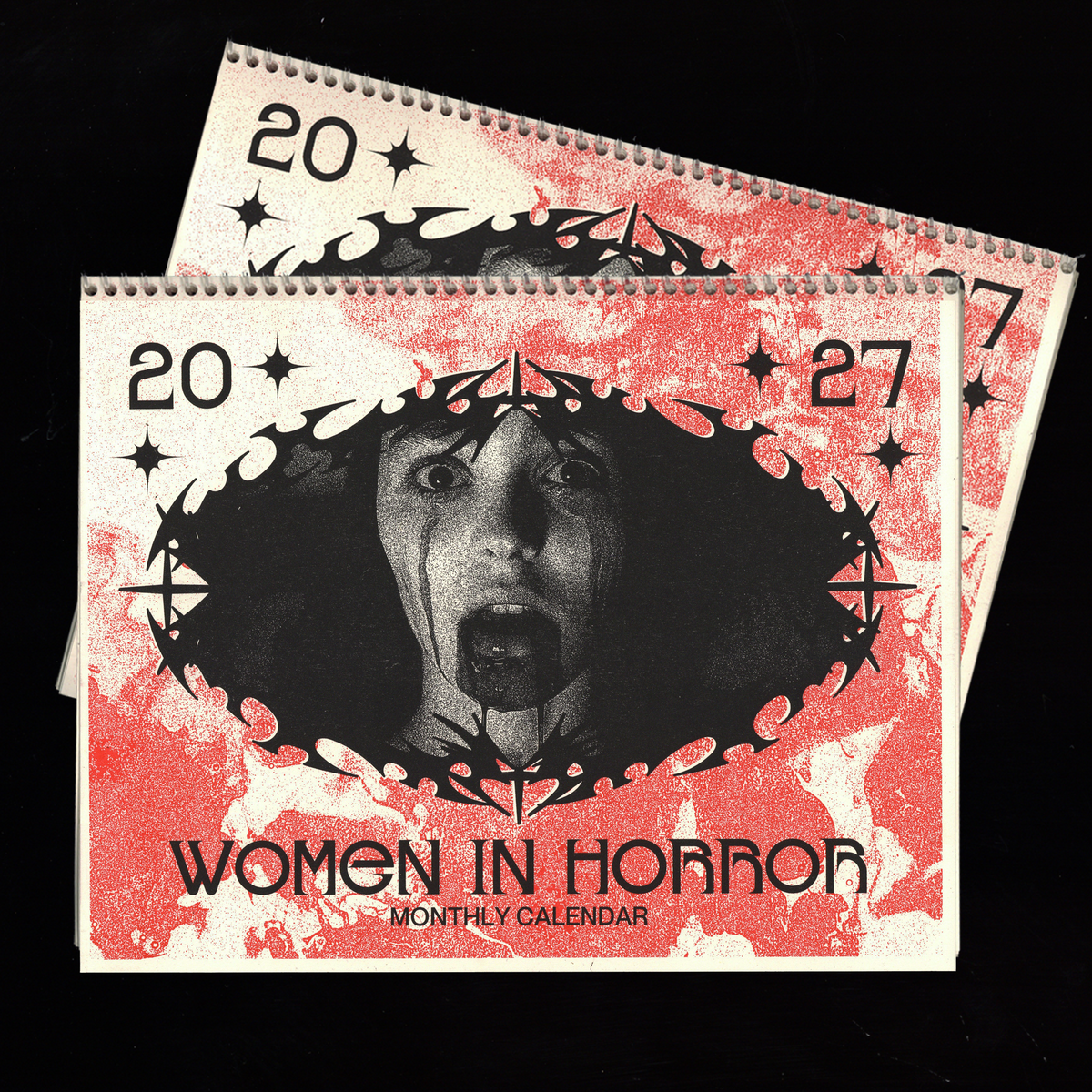 2027 Women of Horror Risograph Wall Calendar