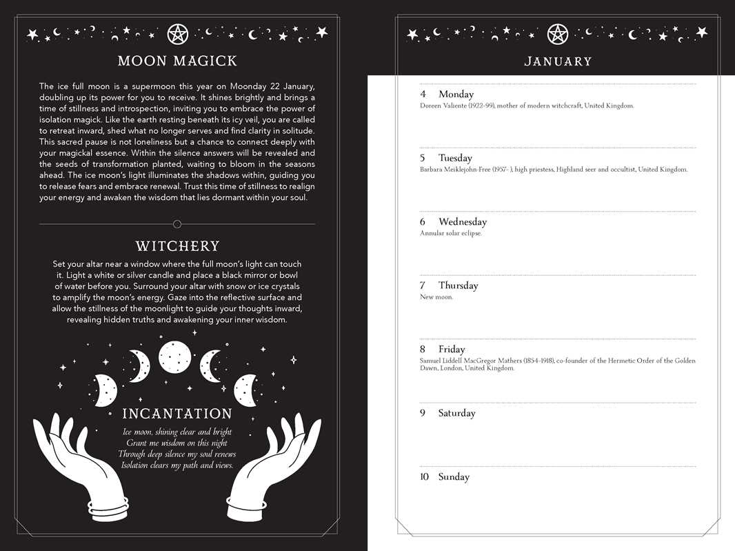 2027 Witch's Diary and Planner Calendar