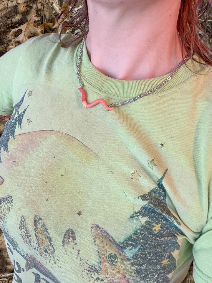 Earthworm Chain Necklace