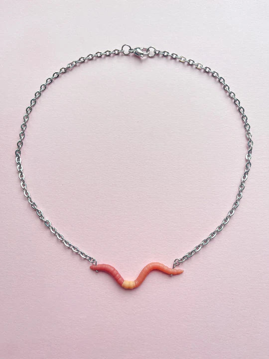 Earthworm Chain Necklace