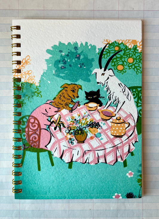 Garden Party Blank Notebook