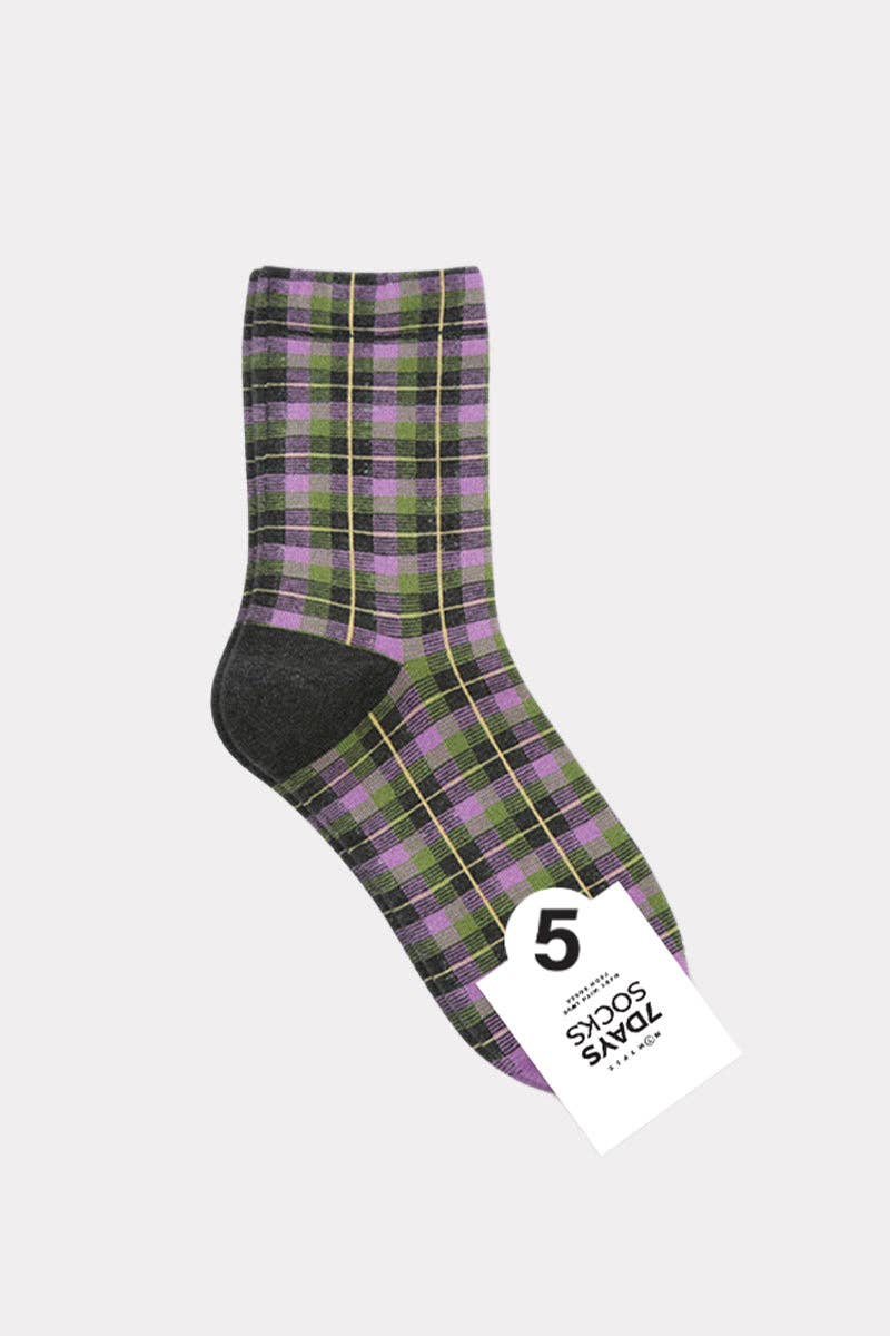 Winter Plaid Socks