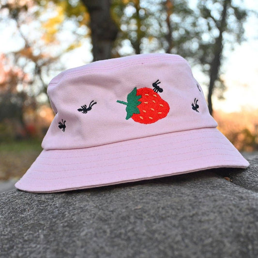 Strawberry & Ants Bucket Hat