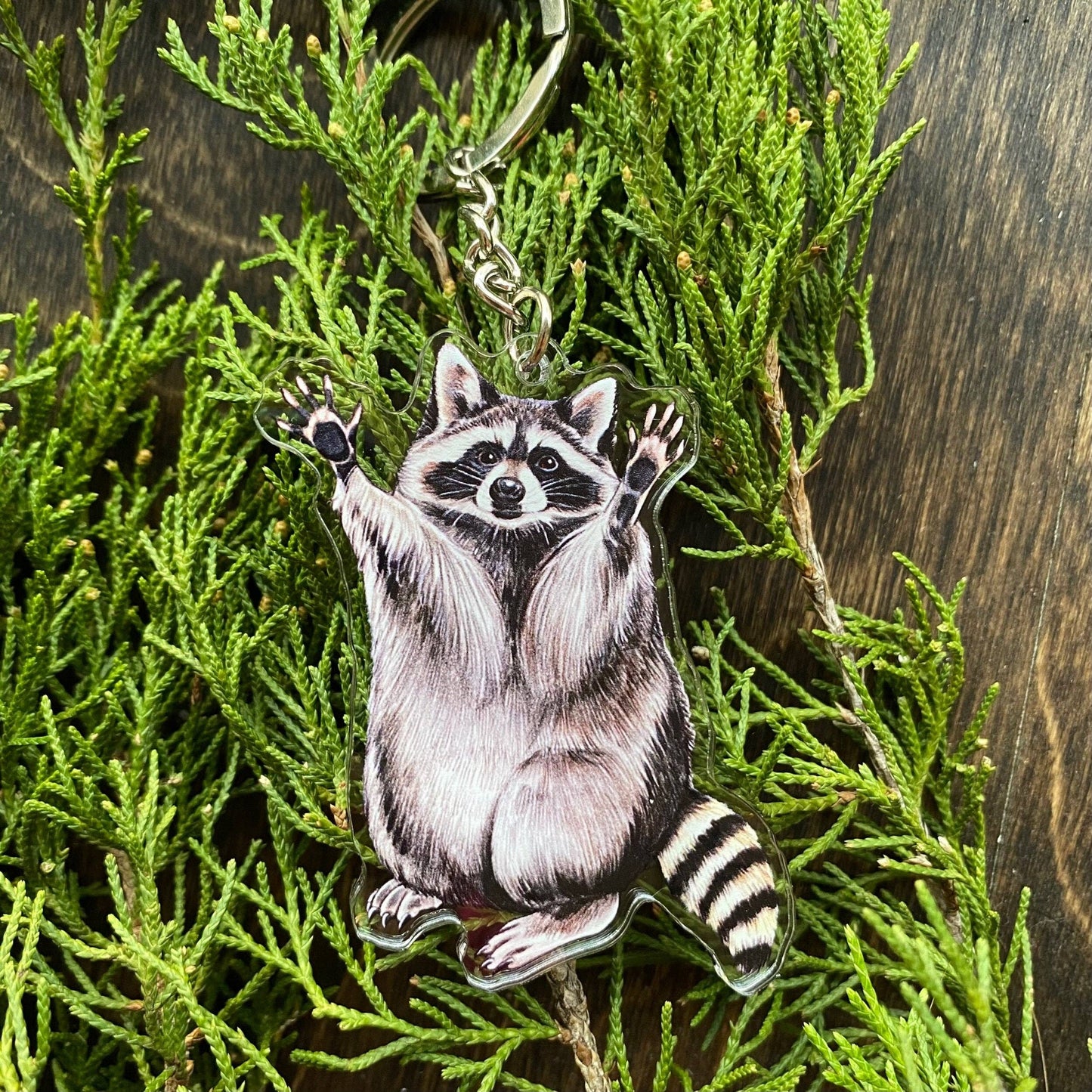 Raccoon Keychain