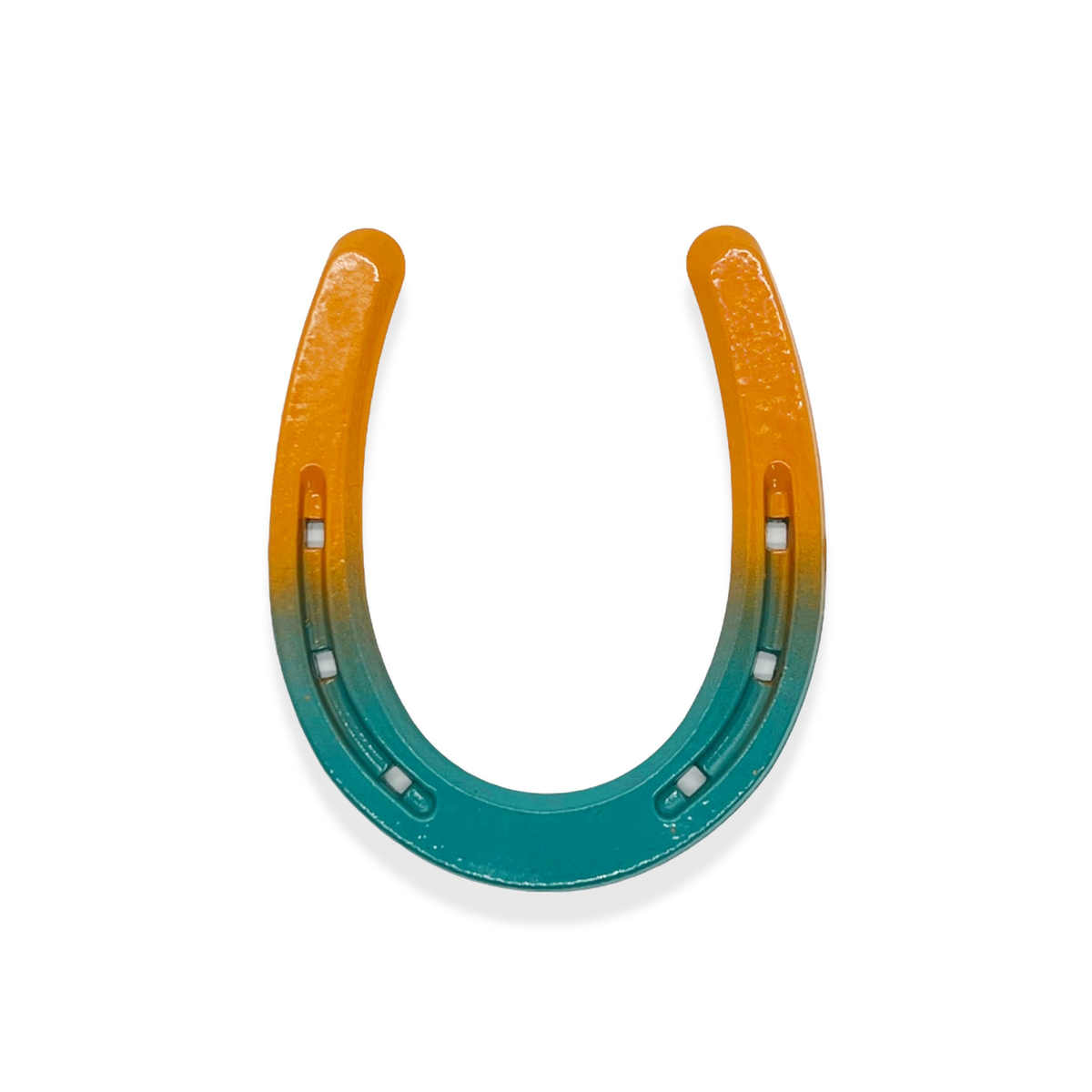 Orange Delta Pony Horseshoe