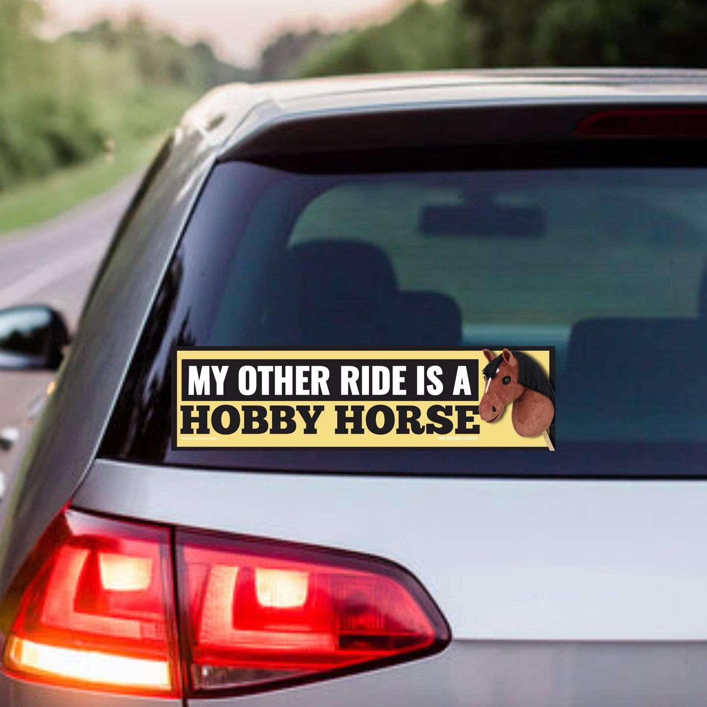 My Other Ride is a Hobby Horse Bumper Sticker