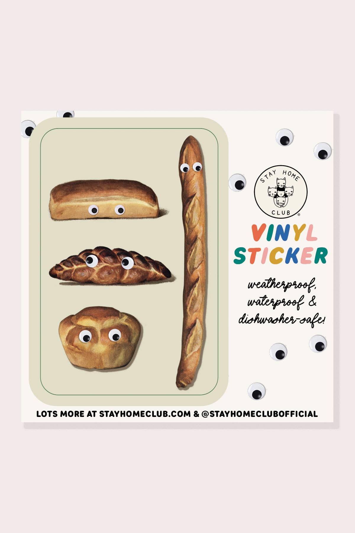 Googly Bread Sticker