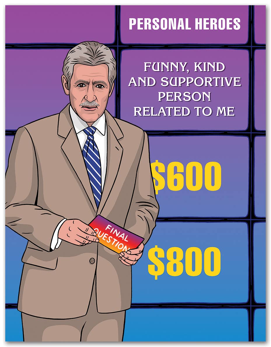 Jeopardy Father's Day card