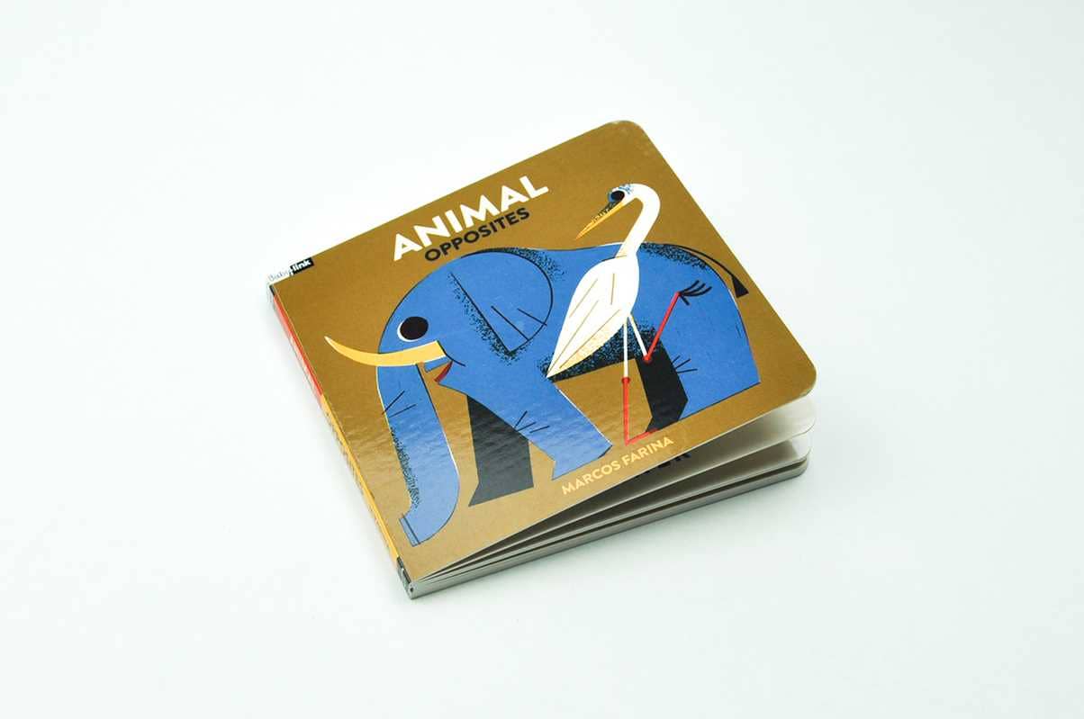Animal Opposites Board Book