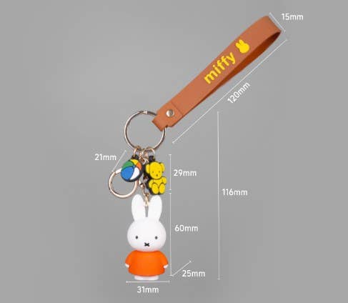 Miffy Figure Keychain