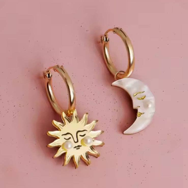Celestial Hoops Earrings