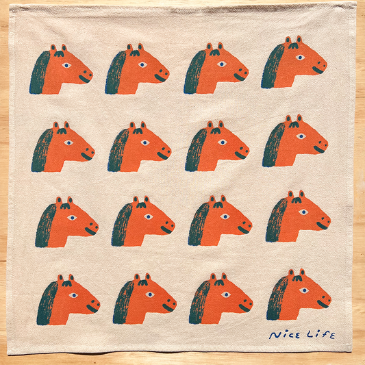 Horses Tea Towel
