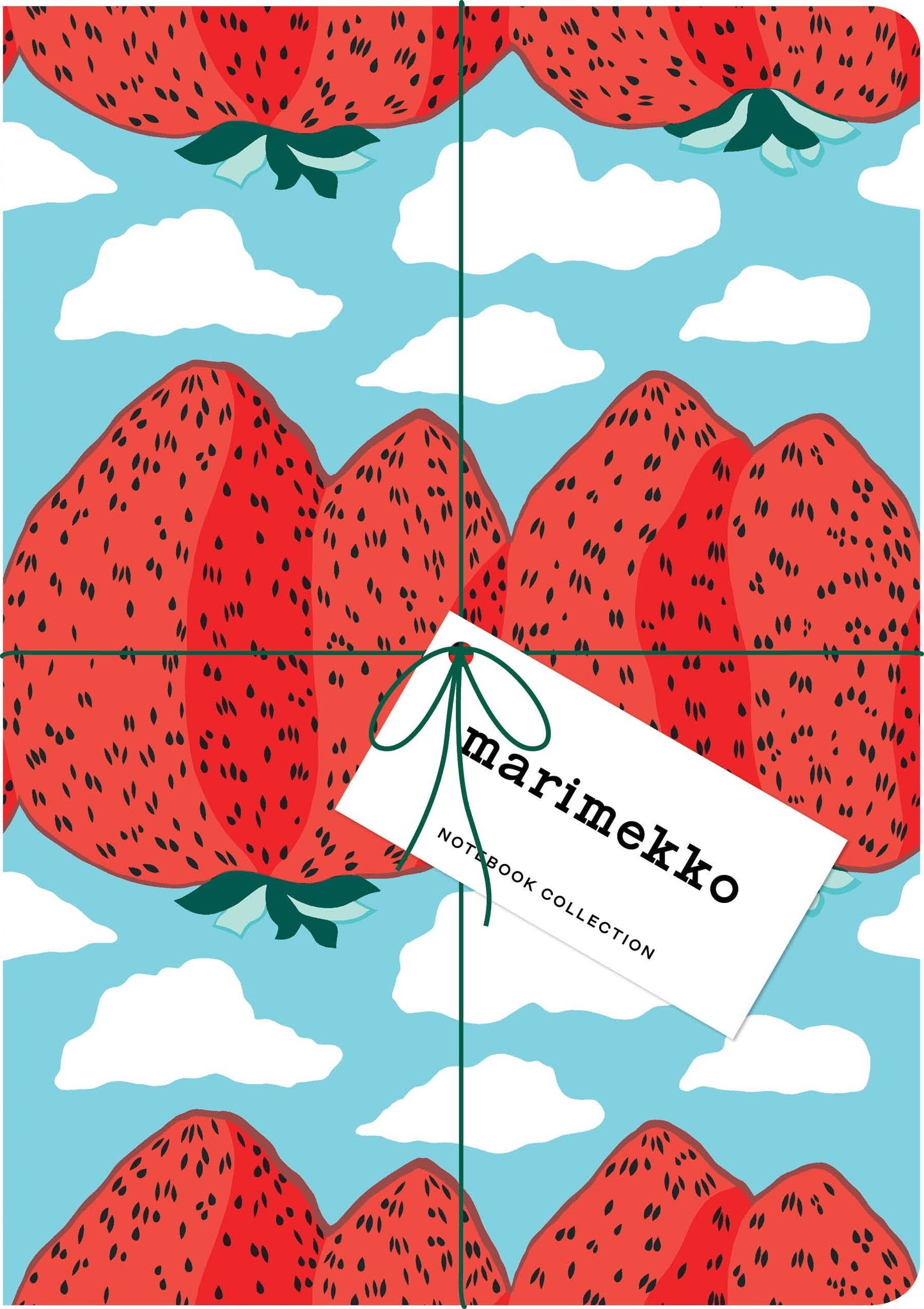 Marimekko Strawberry Notebook Set