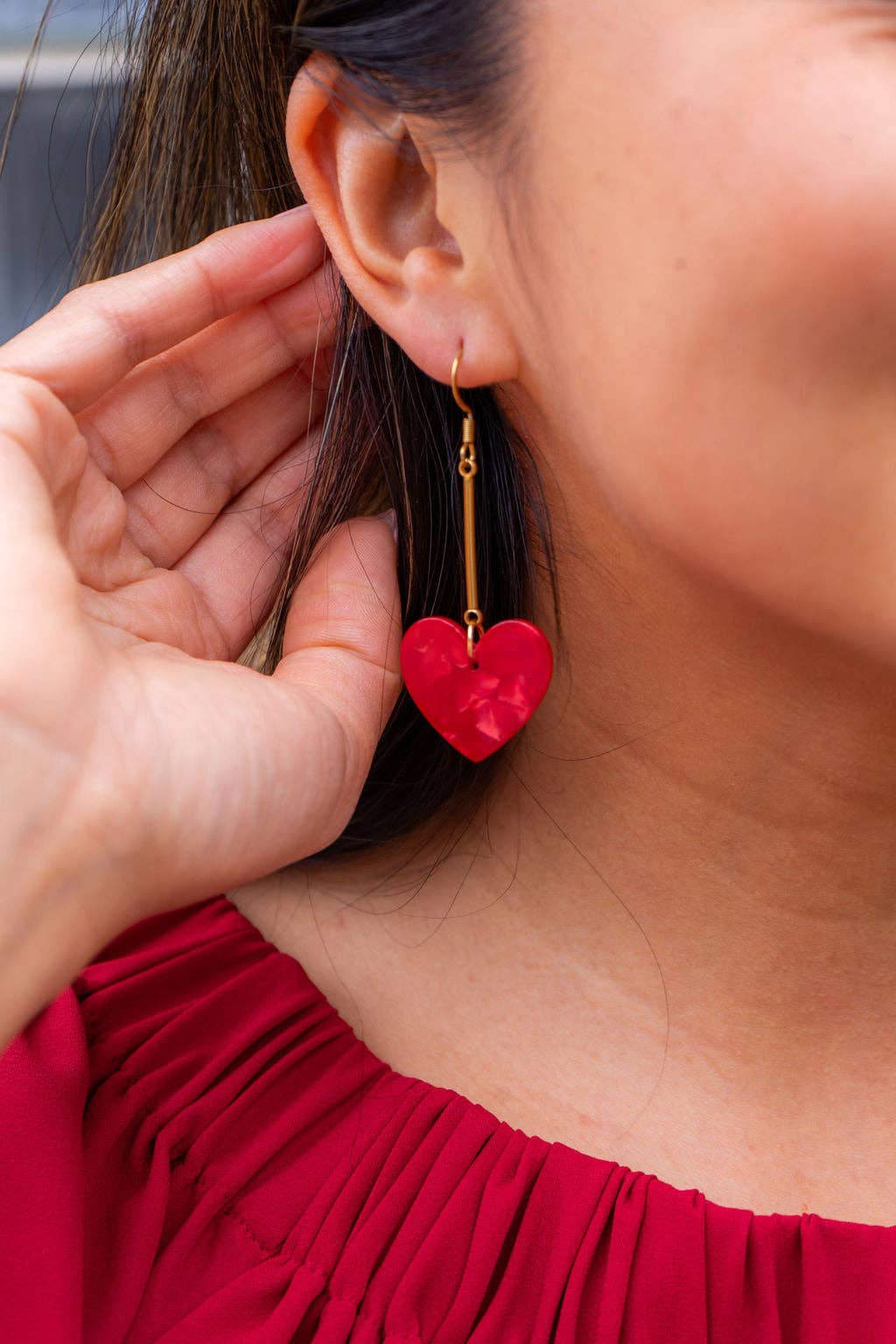 Mina Heart Earrings