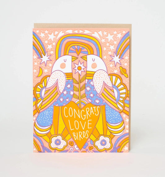 Congrats Love Birds card