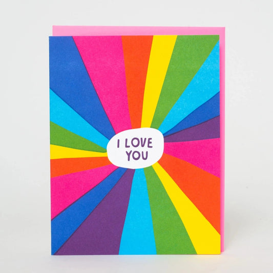 Rainbow Love You card