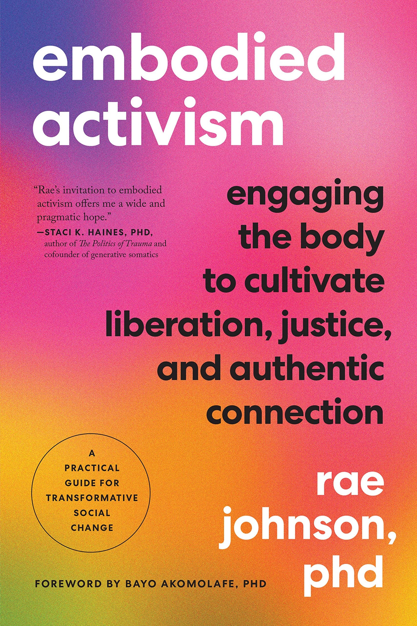 Embodied Activism Book