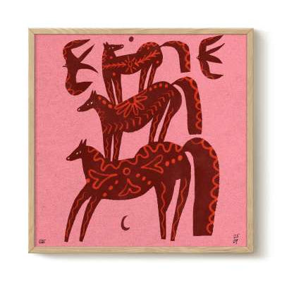 Folk Horse Trio print