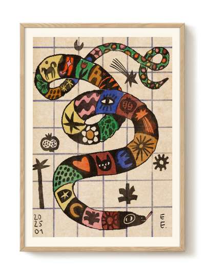 Magic Snake print