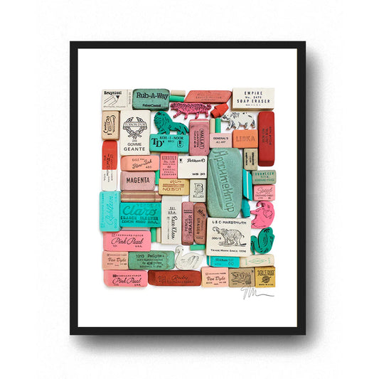 Eraser Arrangement No. 7 print