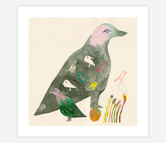 Pink Necked Green Pigeon print