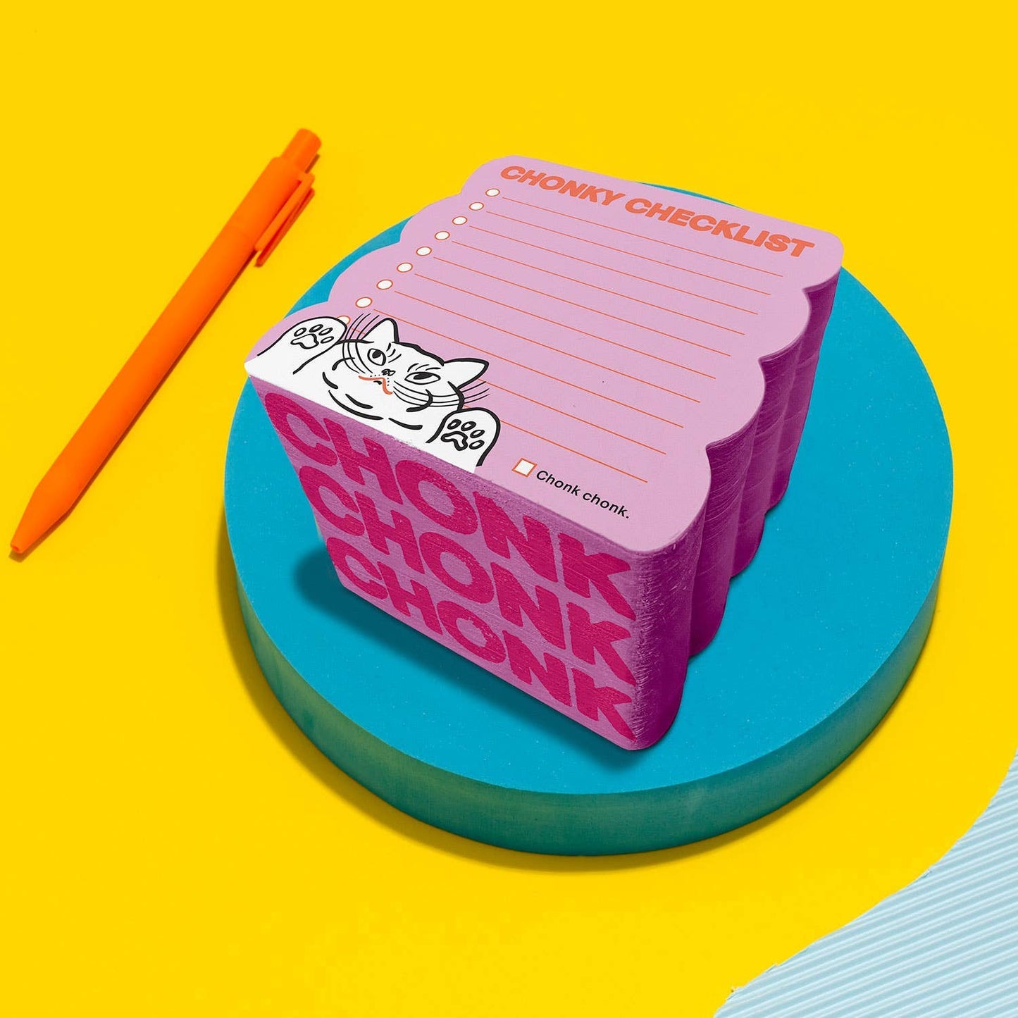 Chonky Checklist Chonky Note Cube