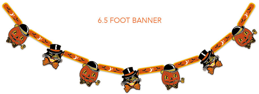 Retro Halloween Banner