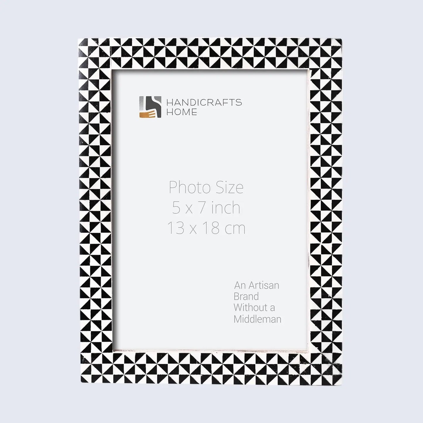 Prism Black & White Picture Frame