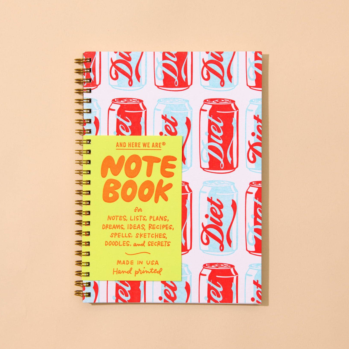 Diet Soda Spiral Notebook