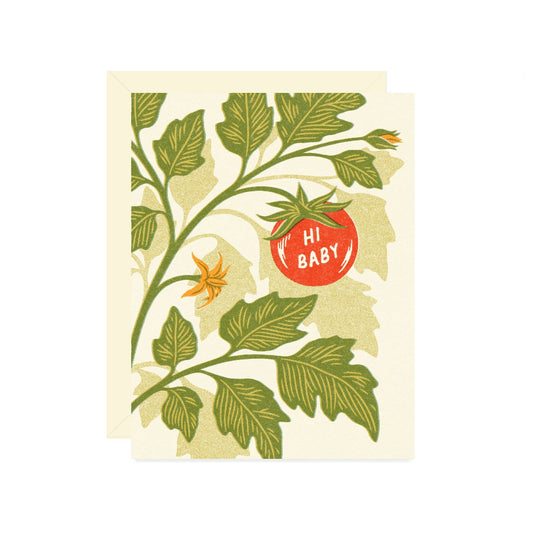 Tiny Tomato Baby card