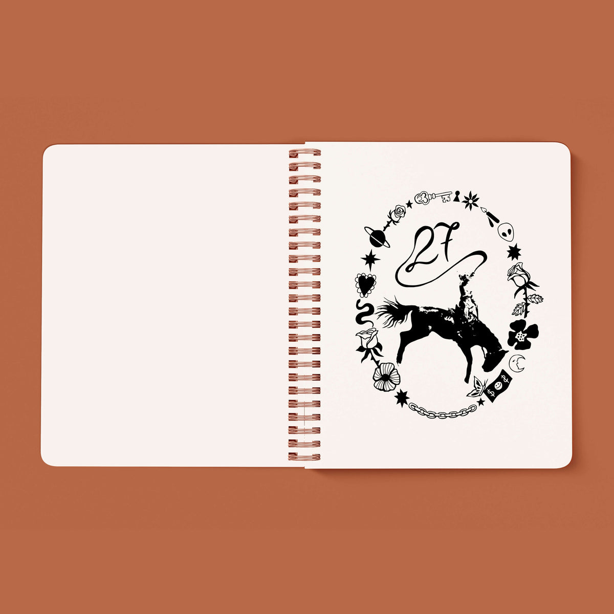 2027 Wild Flowers Yearly Planner