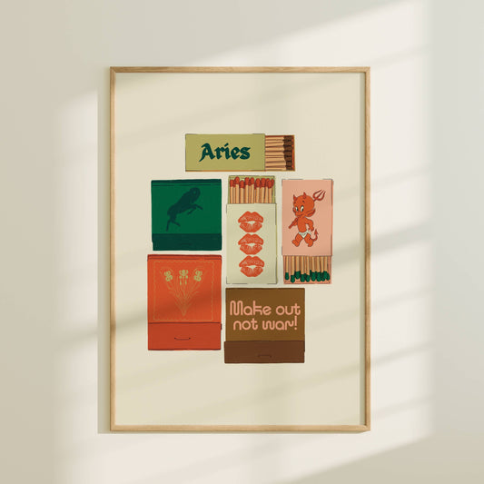 Aries Matchbook print