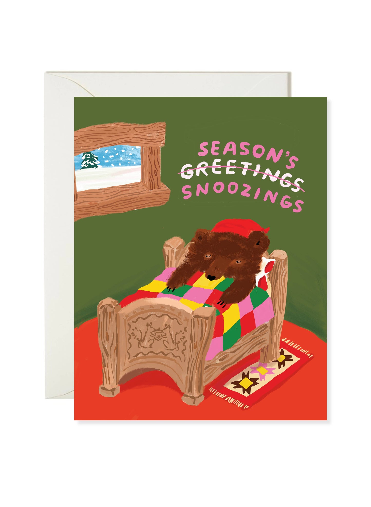 Season's Snoozings card