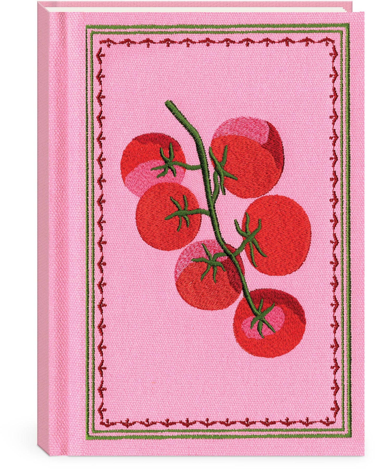 Tomatoes Fabric Journal