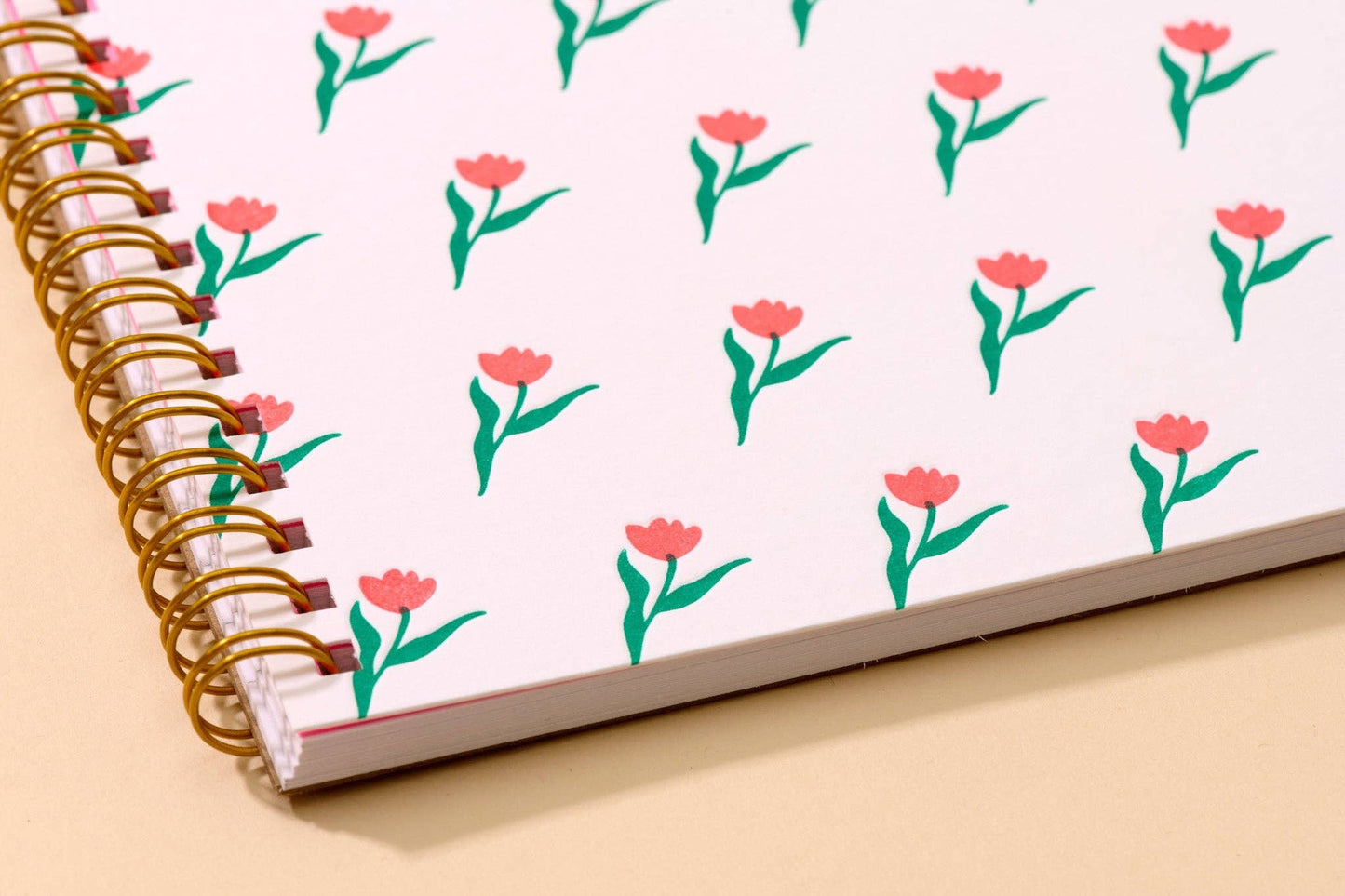 Printemps Tulip Letterpress Spiral Notebook