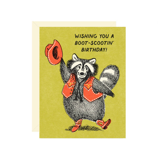 Boot Scootin' Birthday card